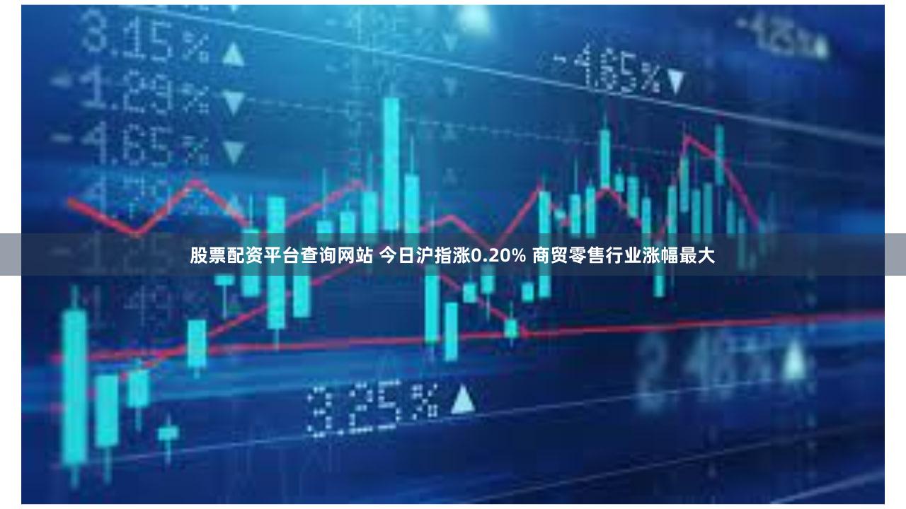 股票配资平台查询网站 今日沪指涨0.20% 商贸零售行业涨幅最大