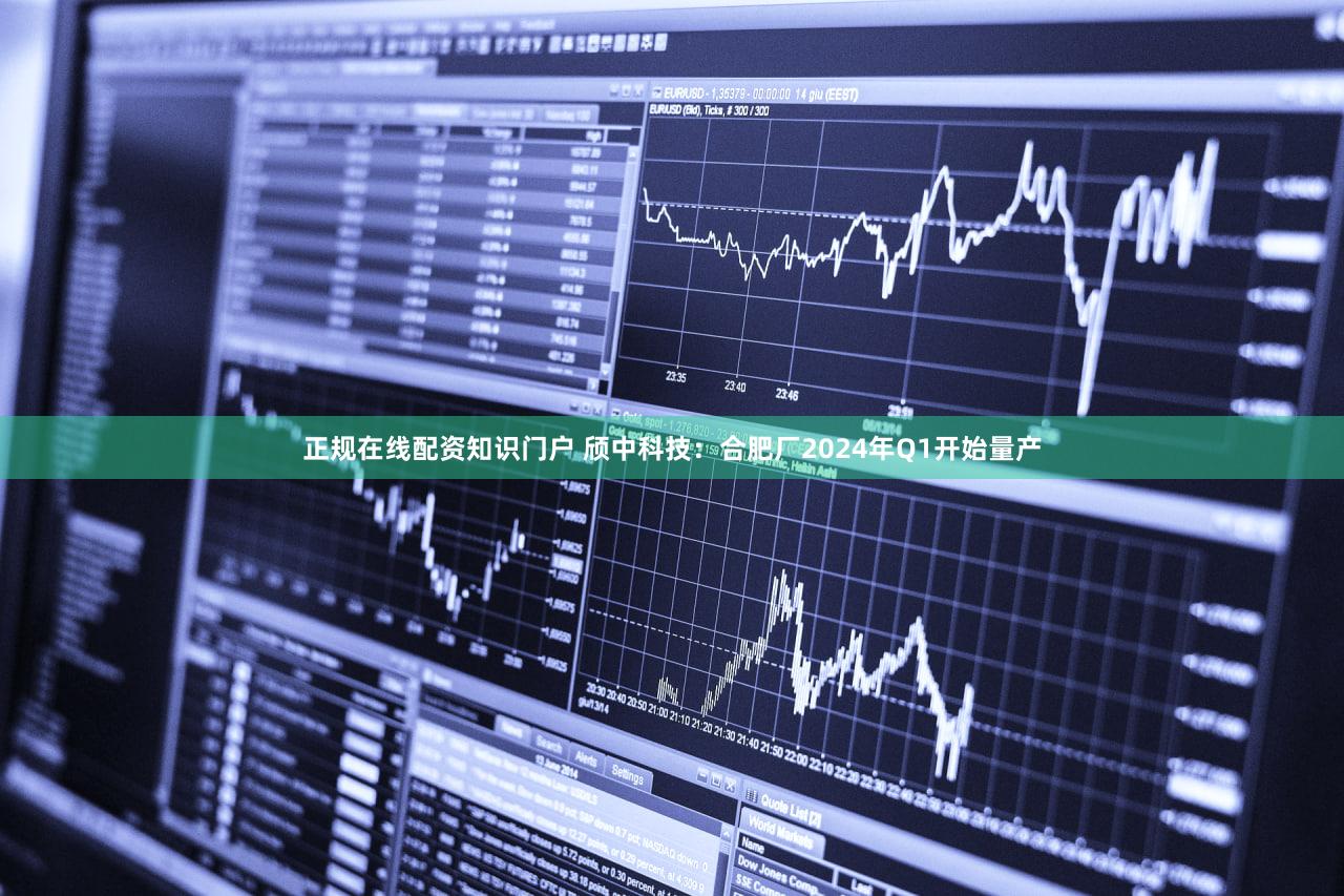 正规在线配资知识门户 颀中科技：合肥厂2024年Q1开始量产