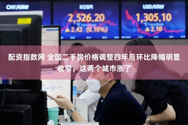 配资指数网 全国二手房价格调整四年后环比降幅明显收窄,这两个城市涨了