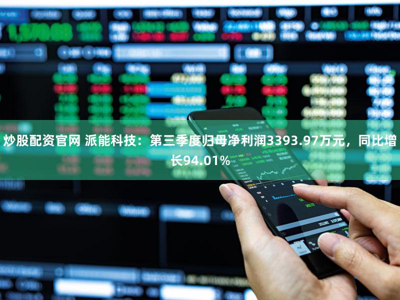 炒股配资官网 派能科技：第三季度归母净利润3393.97万元，同比增长94.01%